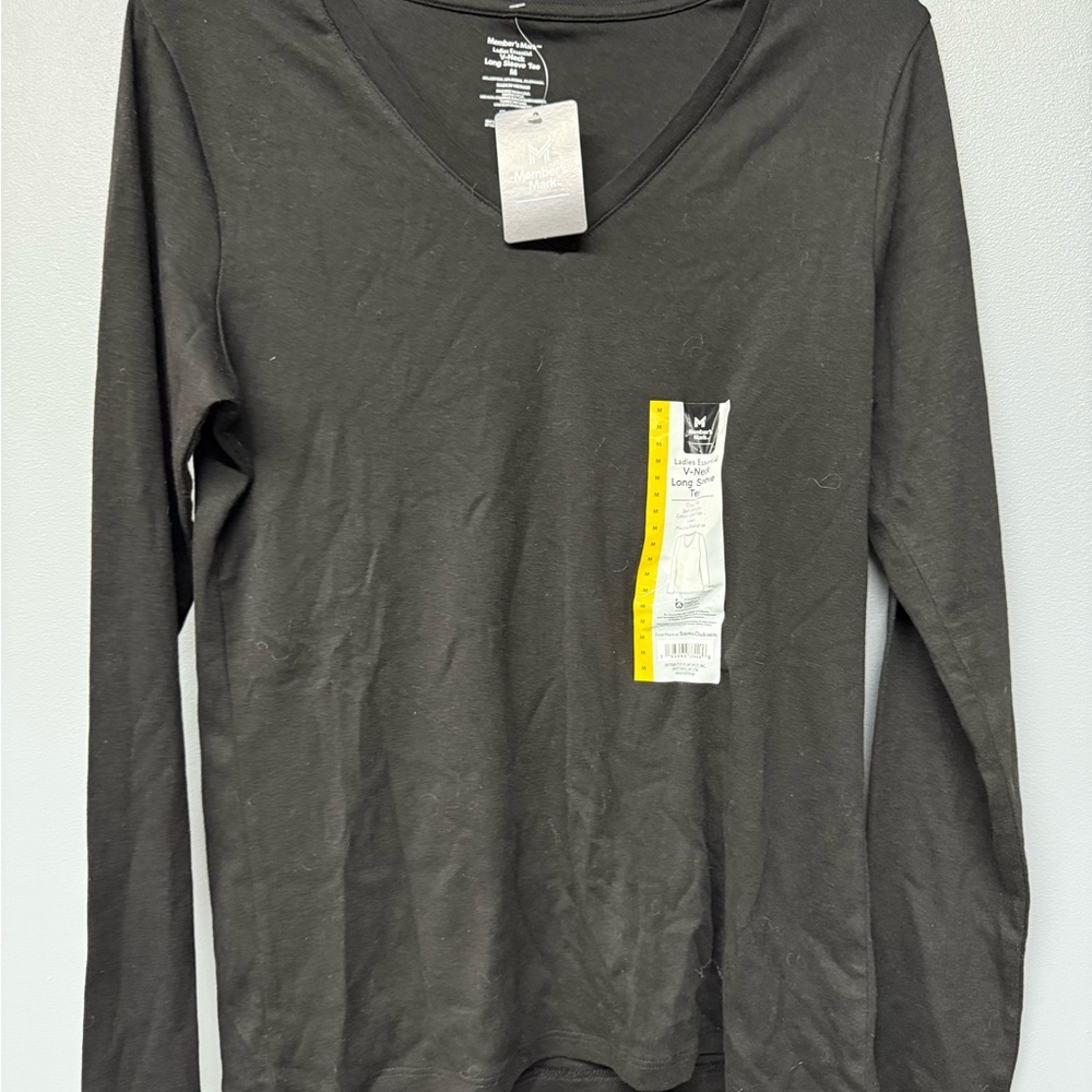 Women's Long Sleeve Black Tee